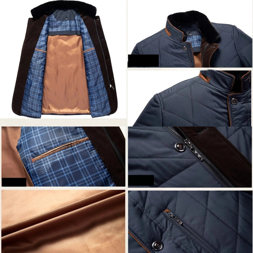 Fitted Quilted Short Jacket-jackets > short jackets > fitted jackets-Laventaire-Laventaire