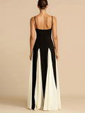 Flared Skirt Maxi Dress-dresses > maxi dress-Laventaire-Laventaire