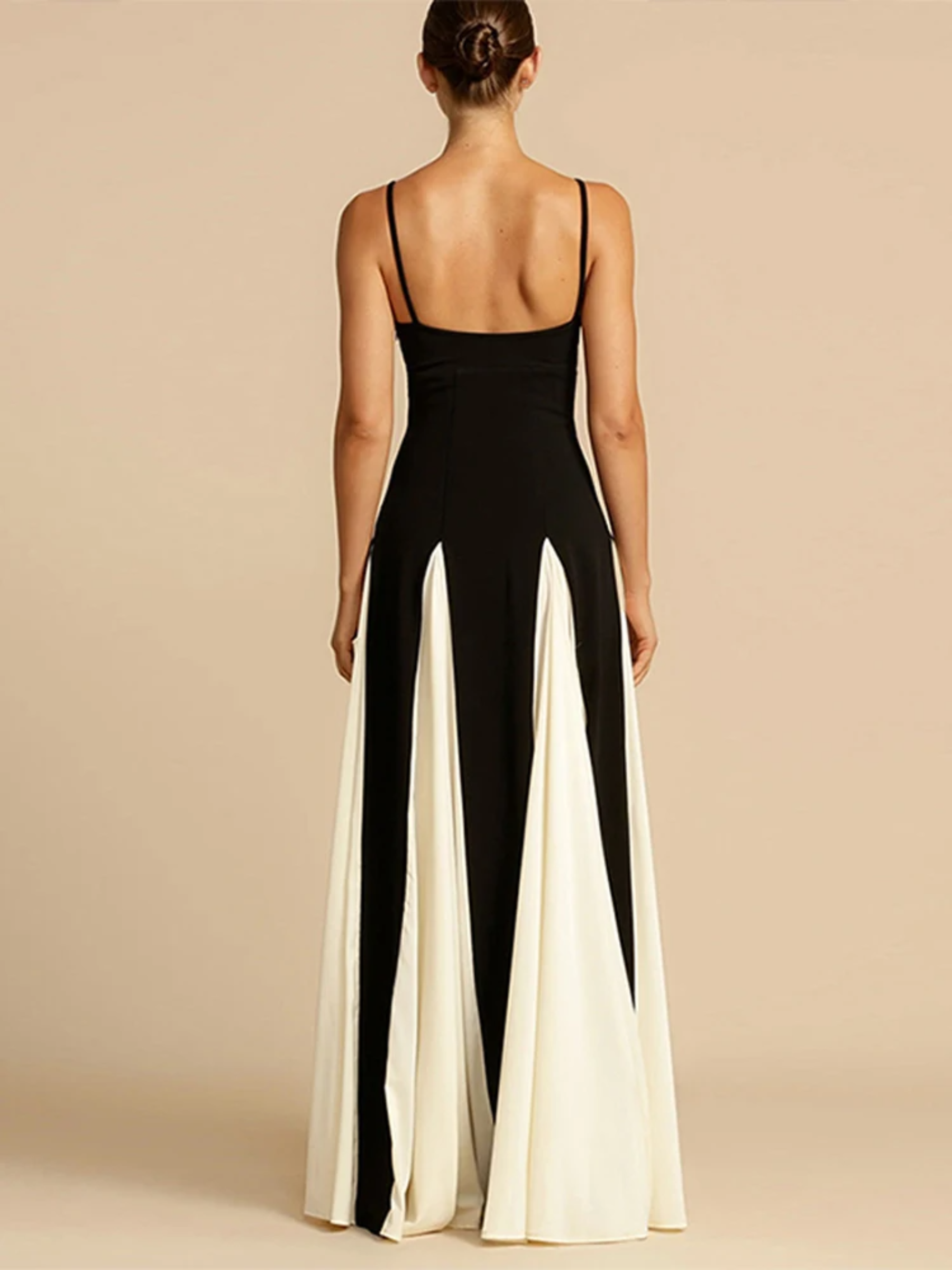 Flared Skirt Maxi Dress-dresses > maxi dress-Laventaire-Laventaire
