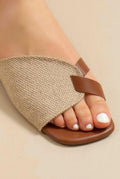 Flat Cross Band Sandals-footwear > sandals-Laventaire-Laventaire