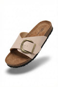 Flat Slip-On Sandals-footwear > sandals > flat sandals-Laventaire-Laventaire