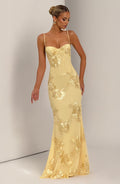 Floral Flare Maxi Dress-dresses > maxi dress-Laventaire-Laventaire