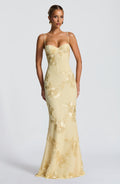 Floral Flare Maxi Dress-dresses > maxi dress-Laventaire-Laventaire