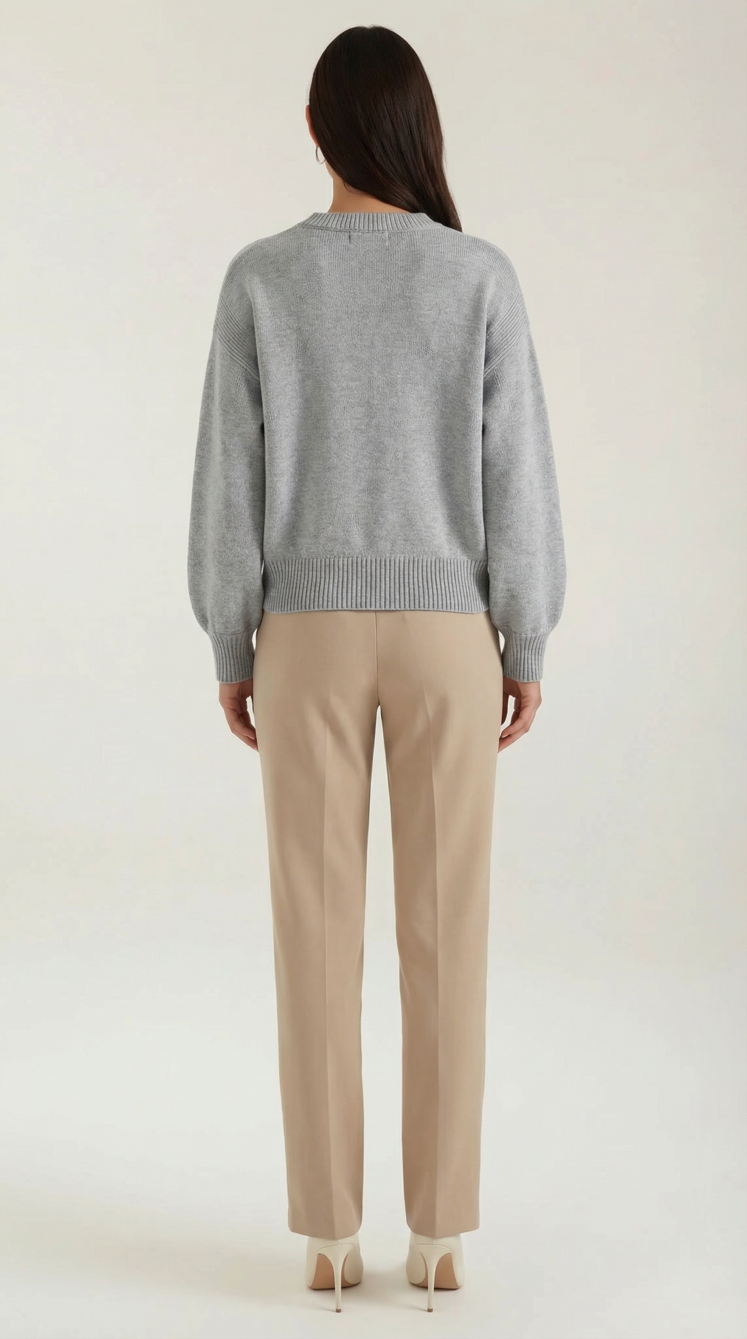 Floral Knit Sweater-sweaters > knit sweater-Laventaire-Laventaire