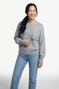 Floral Knit Sweater-sweaters > knit sweater-Laventaire-Laventaire
