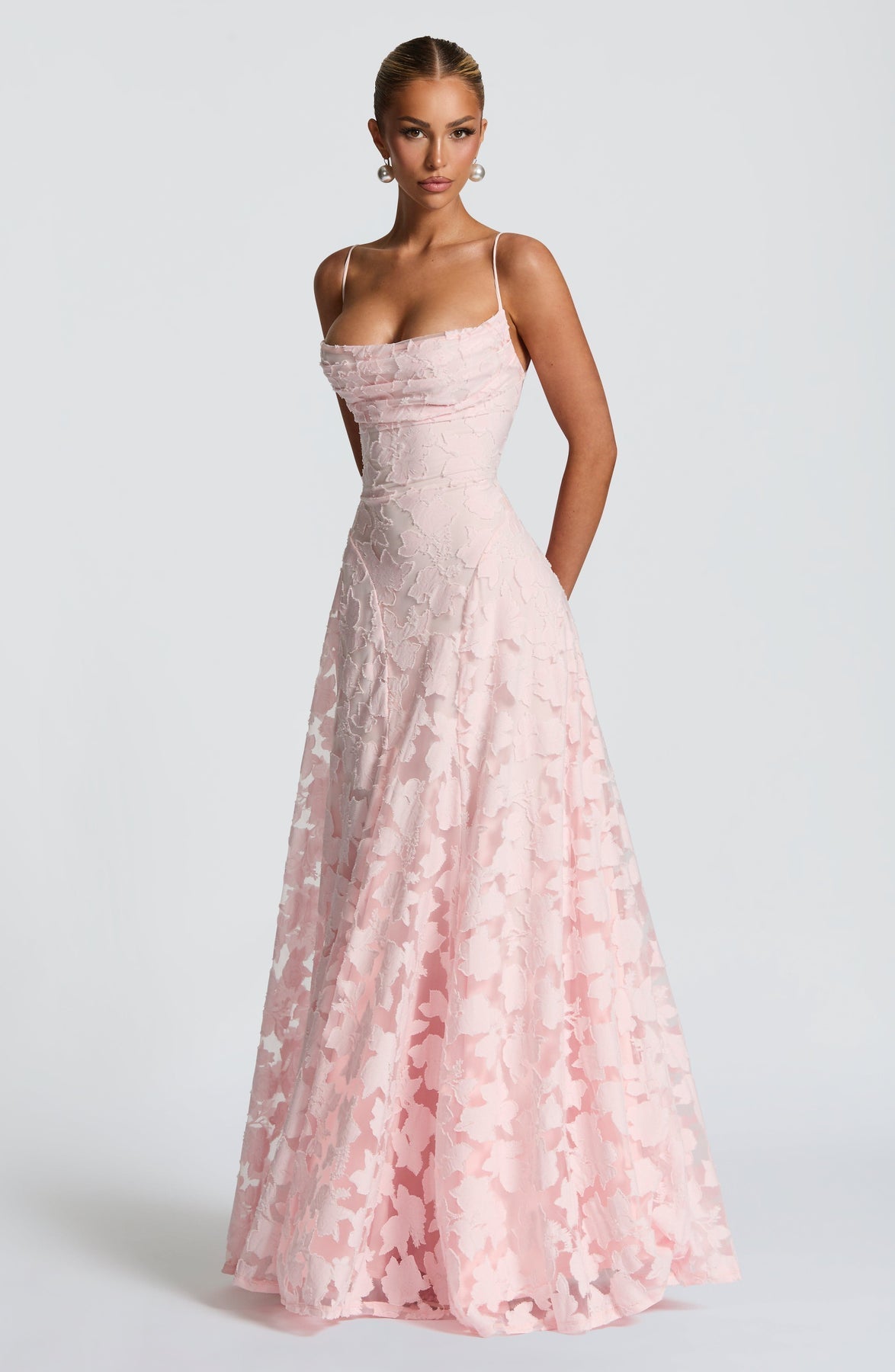Floral Maxi Dress-dresses > maxi dress-Laventaire-Laventaire