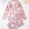 Floral Pajama Set Trousers-sleepwear > pajama set-Laventaire-Laventaire