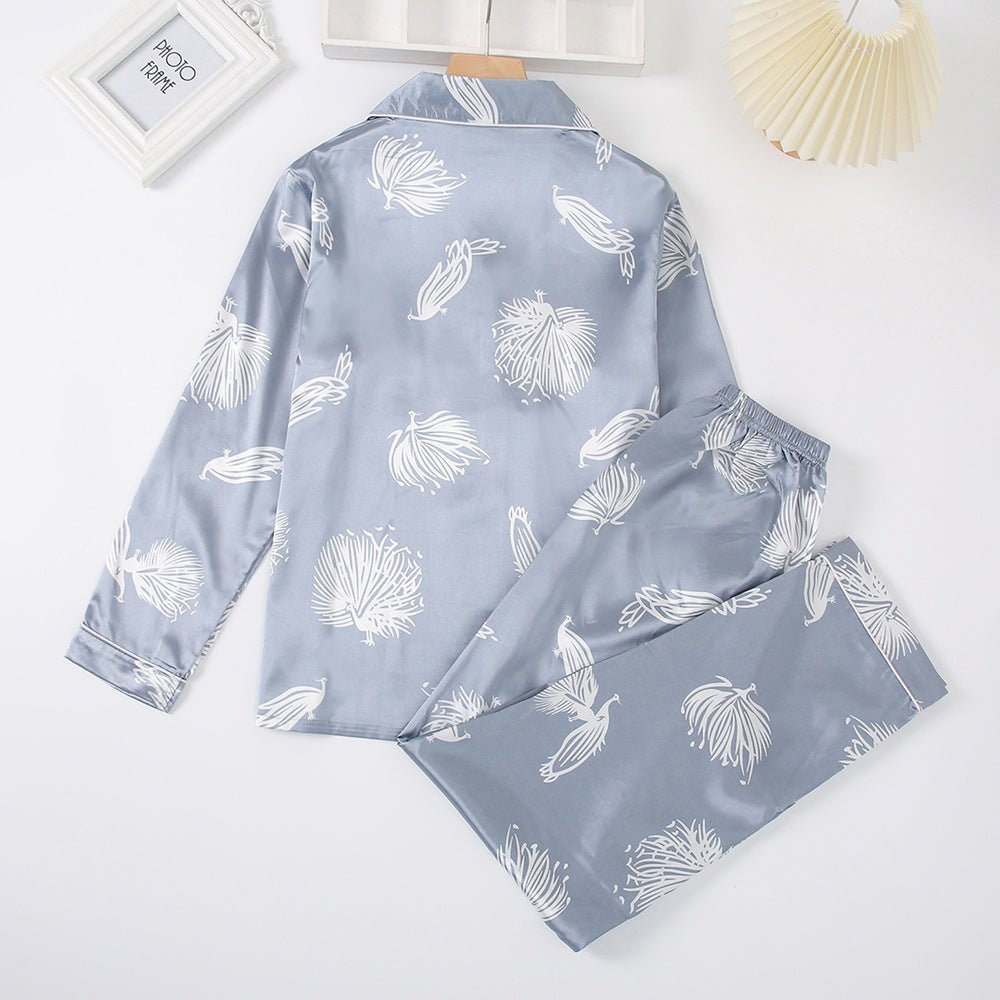 Floral Pajama Set Trousers-sleepwear > pajama set-Laventaire-Laventaire