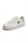 Floral Patch Platform Sneakers-footwear > sneakers-Laventaire-Laventaire