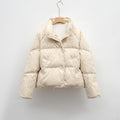 Floral Puffer Jacket-outerwear > puffer jacket-Laventaire-Laventaire