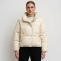 Floral Puffer Jacket-outerwear > puffer jacket-Laventaire-Laventaire