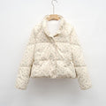 Floral Puffer Jacket-outerwear > puffer jacket-Laventaire-Laventaire