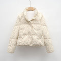 Floral Puffer Jacket-outerwear > puffer jacket-Laventaire-Laventaire