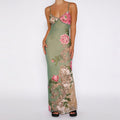 Floral Summer Maxi Dress-dresses > maxi dress-Laventaire-Laventaire