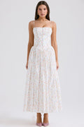 Floral Summer Maxi Dress-dresses > midi dress-Laventaire-Laventaire