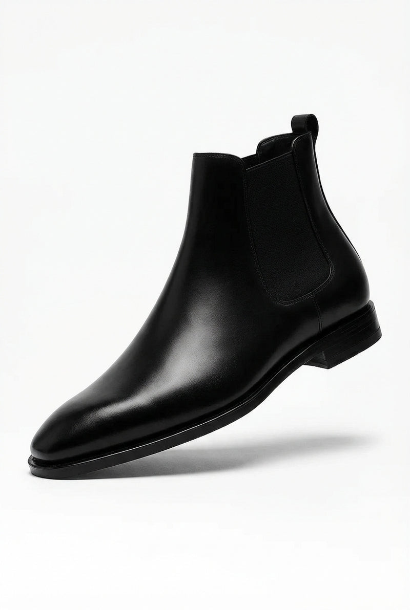 Formal Chelsea Boots-footwear > boots > Chelsea boots-Laventaire-Black-38-Laventaire