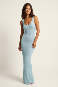 Formal Evening Maxi Dress-dresses > evening gown-Laventaire-Light Blue-S-Laventaire
