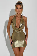Formal Evening Mini Dress-dresses > evening gown-Laventaire-Laventaire