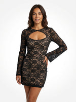 Formal Lace Mini Dress