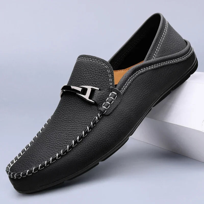 Formal Slip-On Loafers-footwear > loafers-Laventaire-Laventaire
