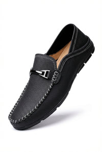 Formal Slip-On Loafers-footwear > loafers-Laventaire-Black-38-Laventaire