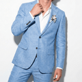 Formal Wedding Suit Set-suits > wedding suits-Laventaire-Light Blue-XS-Laventaire