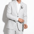 Formal Wedding Suit Set-suits > wedding suits-Laventaire-Light Gray-XS-Laventaire