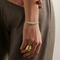 Gold Plated Bangle Bracelet-jewelry > bracelets > bangle bracelets-Laventaire-Laventaire
