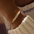 Gold Plated Bangle Bracelet-jewelry > bracelets > bangle bracelets-Laventaire-Laventaire