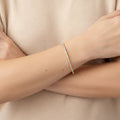 Gold Plated Bangle Bracelet-jewelry > bracelets > bangles-Laventaire-Laventaire