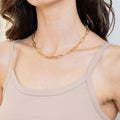 Gold Plated Chain Necklace-jewelry > necklaces > chain necklaces-Laventaire-Laventaire