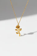 Gold Plated Charm Necklace-jewelry > necklaces-Laventaire-Laventaire