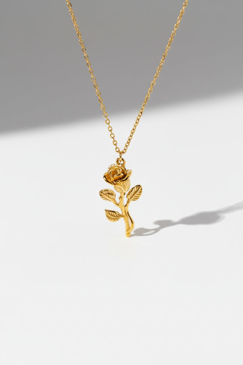 Gold Plated Charm Necklace-jewelry > necklaces-Laventaire-Laventaire