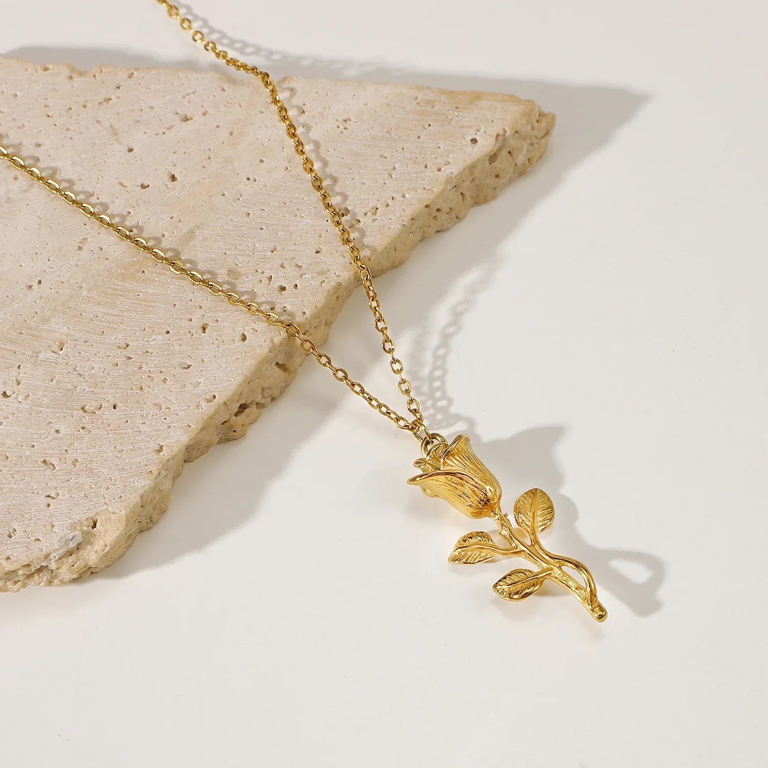 Gold Plated Charm Necklace-jewelry > necklaces-Laventaire-Laventaire