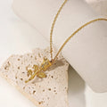Gold Plated Charm Necklace-jewelry > necklaces-Laventaire-Laventaire