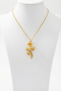 Gold Plated Charm Necklace-jewelry > necklaces-Laventaire-Gold-One Size-Laventaire