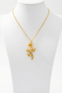 Gold Plated Charm Necklace-jewelry > necklaces-Laventaire-Gold-One Size-Laventaire