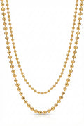 Gold Plated Layered Necklace-necklaces > layered necklaces-Laventaire-Gold-One Size-Laventaire