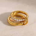 Gold Plated Ring Set-jewelry > ring set-Laventaire-Laventaire