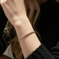 Gold Plated Tennis Bracelet-jewelry > bracelets > tennis bracelets-Laventaire-Laventaire