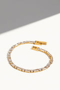 Gold Plated Tennis Bracelet-jewelry > bracelets > tennis bracelets-Laventaire-Laventaire