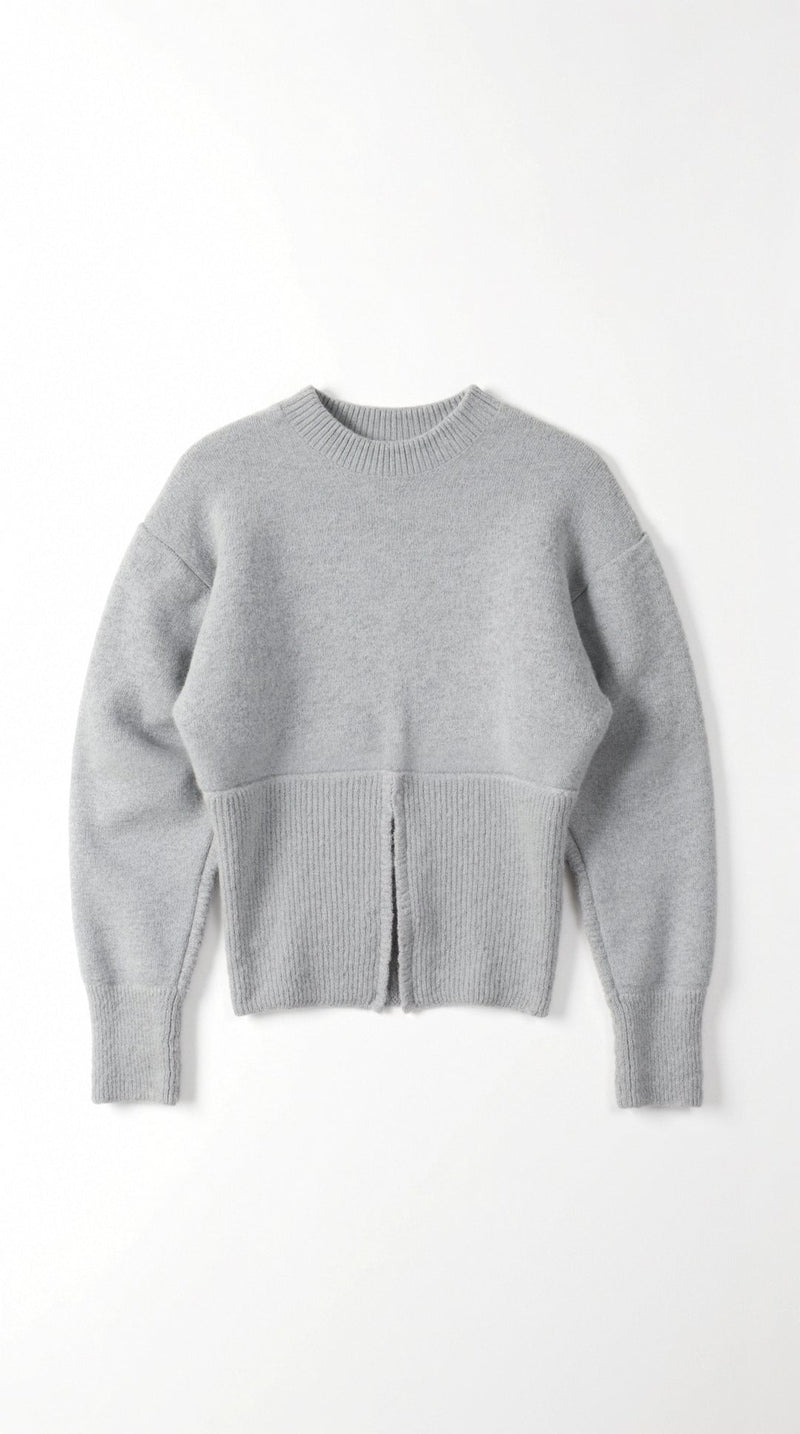 Half Zip Casual Sweater-sweaters > half zip sweater-Laventaire-Laventaire