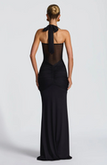 Halter Bodycon Maxi Dress-dresses > maxi dress-Laventaire-Laventaire