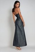 Halter Neck Maxi Dress-dresses > maxi dress-Laventaire-Laventaire