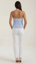 Halter Wrap Summer Top-tops > wrap tops-Laventaire-Laventaire