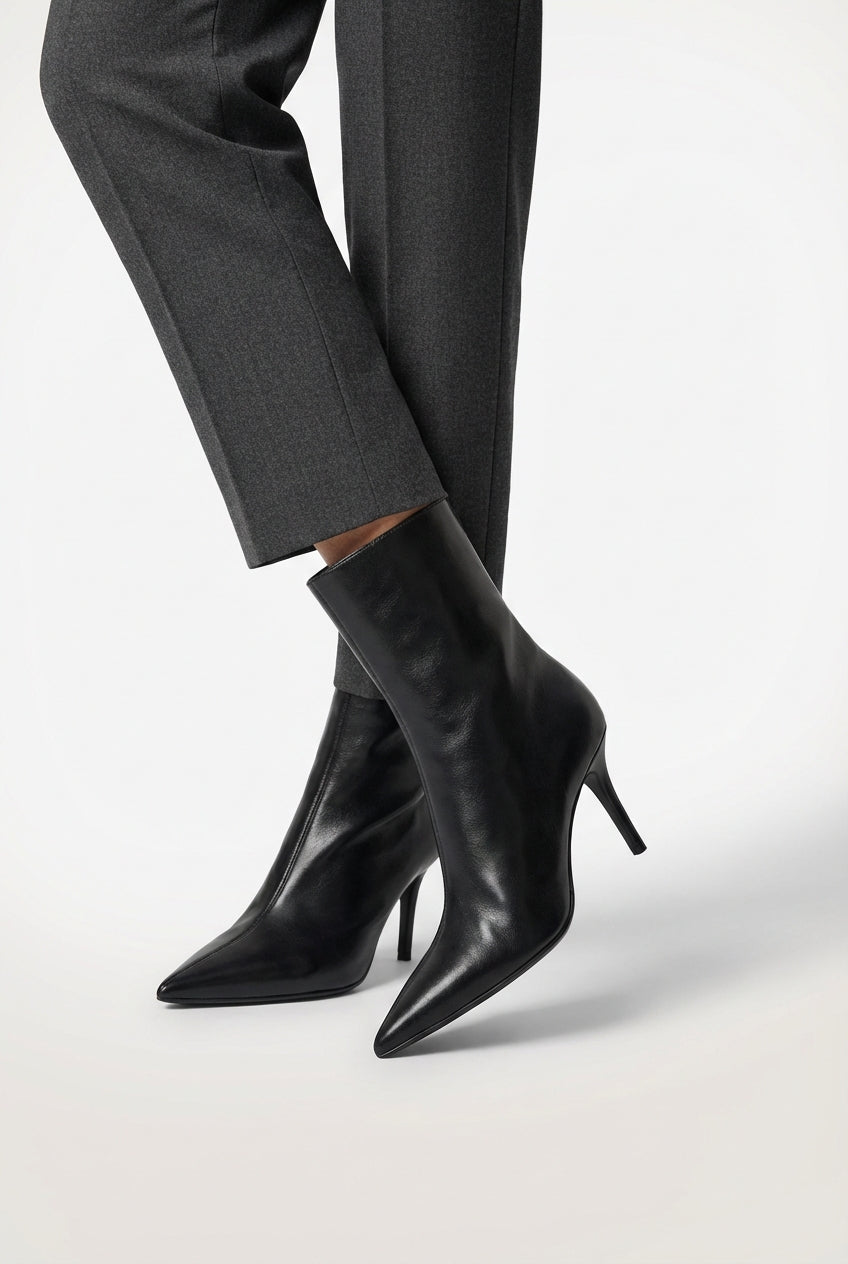 High Heel Ankle Boots-footwear > ankle boots > high heel ankle boots-Laventaire-Laventaire