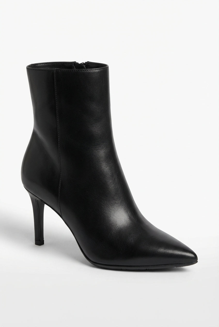 High Heel Ankle Boots-footwear > ankle boots > high heel ankle boots-Laventaire-Black-35-Laventaire