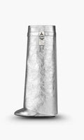 High Shaft Casual Boots-footwear > boots > high shaft boots-Laventaire-Silver-35-Laventaire