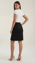 High Waist Mini Skirt-Women's Skirts-Laventaire-Laventaire