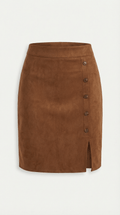 High Waist Mini Skirt-Women's Skirts-Laventaire-Laventaire